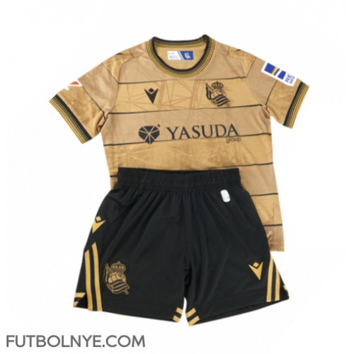 Camiseta Real Sociedad Visitante Equipación para niños 2024-25 manga corta (+ pantalones cortos)